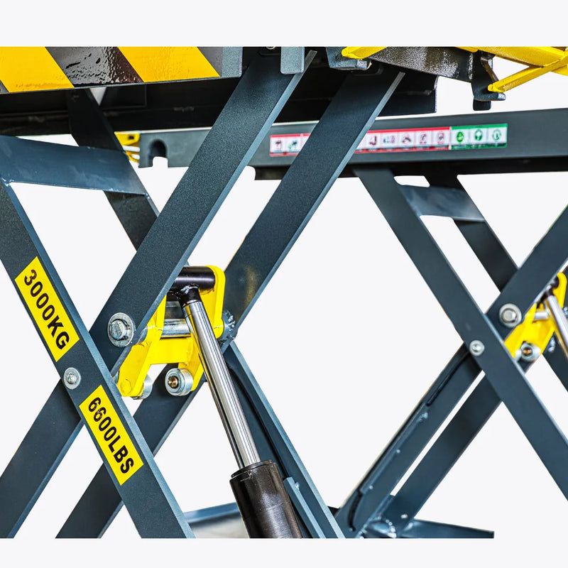 Low and mid-rise scissor car lift, view 3