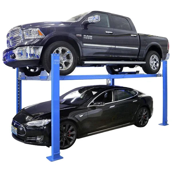 7,700 lb 4-post parking and storage lift