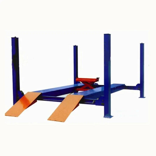 8,800 lb 4-Post Lift with Built-In Jack Platform