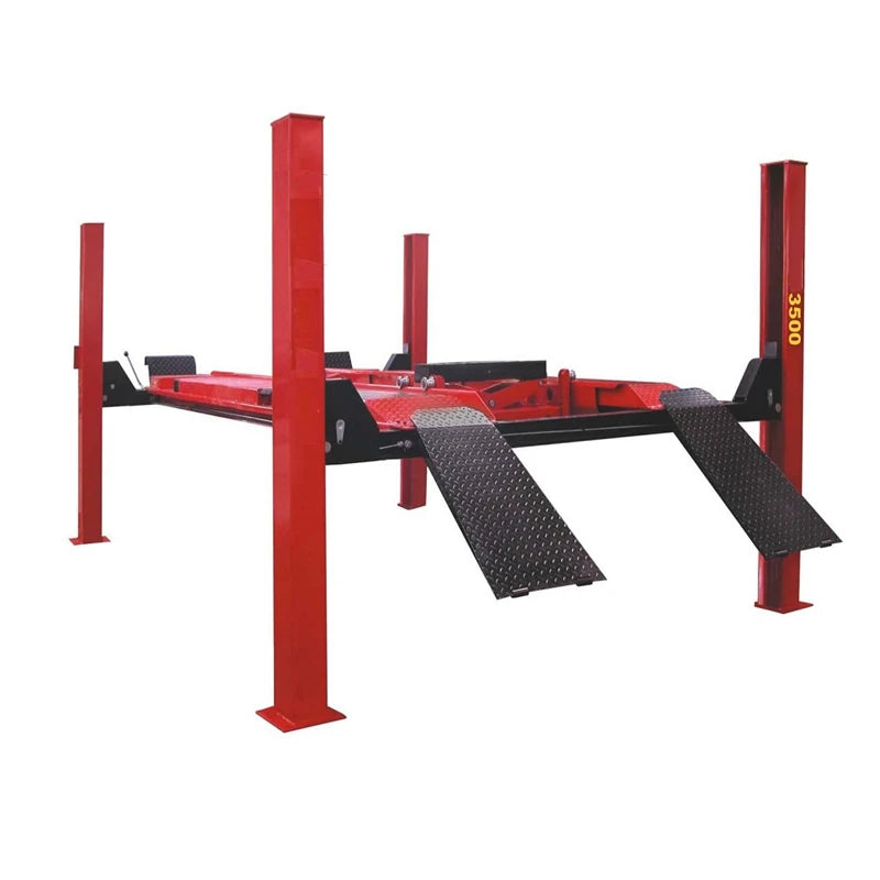 8,800 lb 4-post lift with built-in jack, view 3