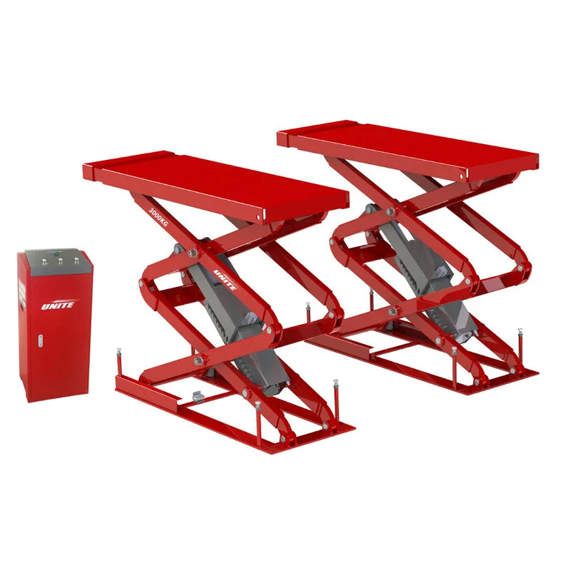Compact scissor car lift