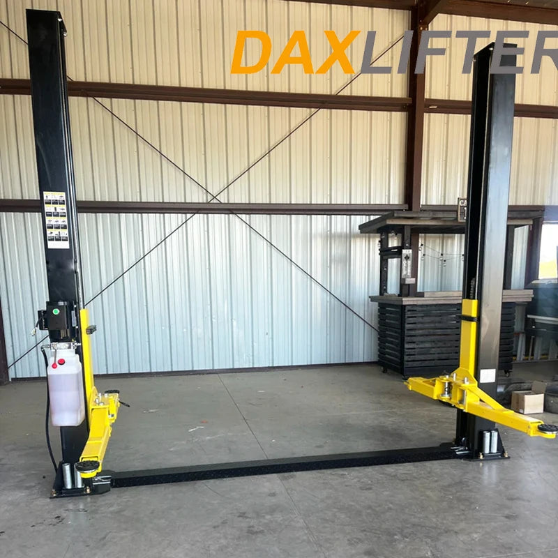 Floor-Plate 2-Post Car Lift installed