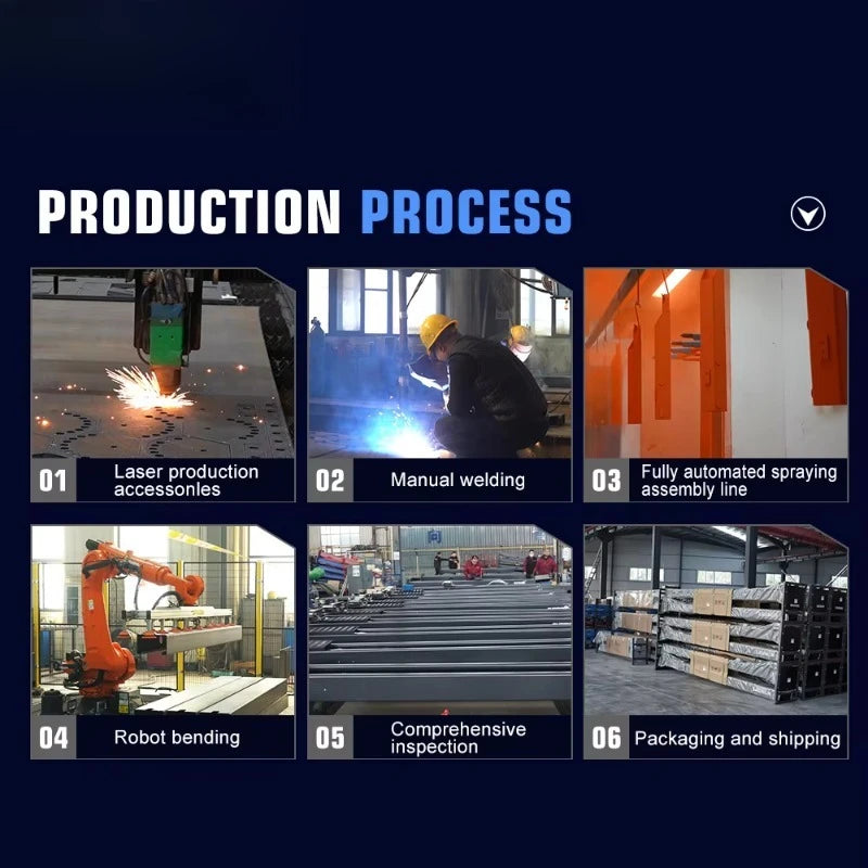 8,800 lb 2-Post Car Lift production process