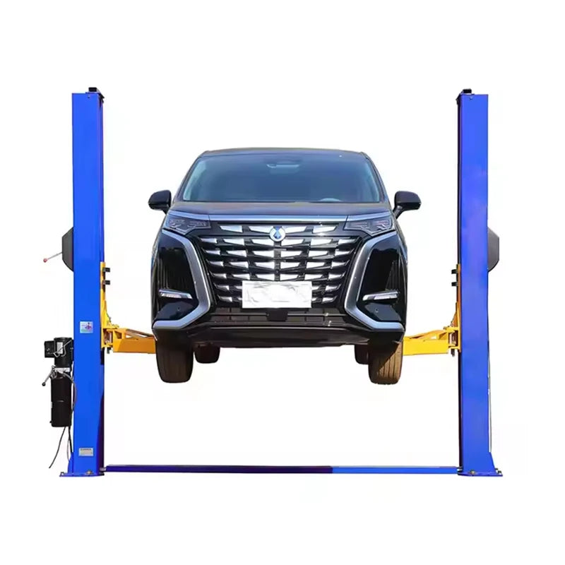Floor-plate 2-post car lift, view 2